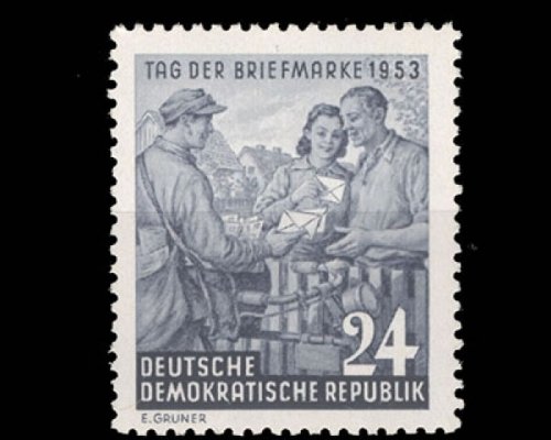 philaseum Briefmarken DDR 1953, Mi.Nr. 396, Tag der Briefmarke Gestempelt von philaseum