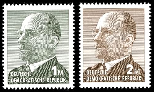 philaseum Briefmarken DDR 1969, Mi. Nr. 1481-1482, Freimarken: Staatsratsvorsitzender Walter Ulbricht, Postfrisch von philaseum