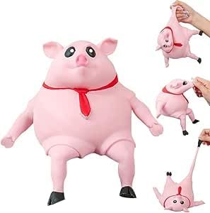 Stress Schwein, Anti Stress Schwein, Schweine Quetschspielzeug, Schwein Zum Schlagen, Piggy Squeeze Toy, Anti Stress Spielzeug Für Erwachsene Und Kinder von phxdance