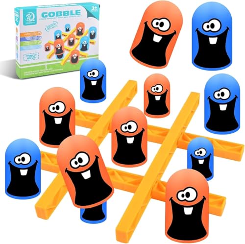 Tic Tac Toe Spiel, Tic-Tac-Toe-Spielzeug, Mini Tic Tac Toe Brettspiel, Tic Tac Toe Toys, Big Eat Small Game, Toe Interaktives Tischspiele, Lustig Interaktives Spiele, Spielzeug für Kinder Erwachsene. von phxdance