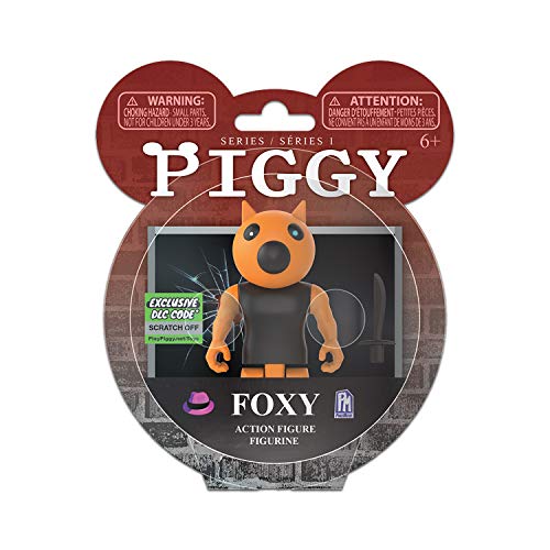 PIGGY 3.5" Action Figure Foxy Series 1 Actionfigur, 8,9 cm, inkl. DLC-Artikel von piggy