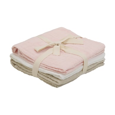 pippi Muslin Tücher 3er Pack Veiled Rose von pippi