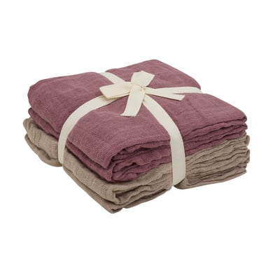 pippi Muslin Tücher 4er Pack Withered Rose von pippi