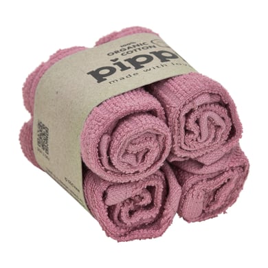 pippi Waschtücher 4er Pack old rose von pippi