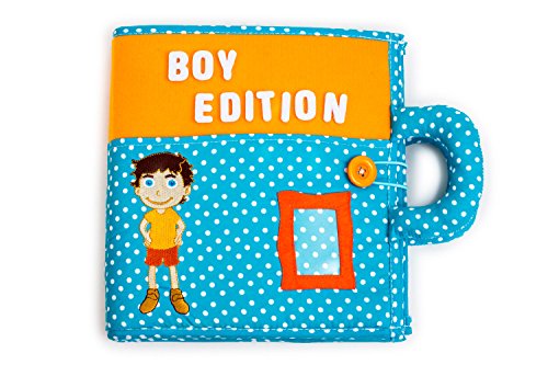 Piqipi 7154976 Interaktives Kinderbuch- Boy Edition Blau 25 x 25 x 7 cm von piqipi