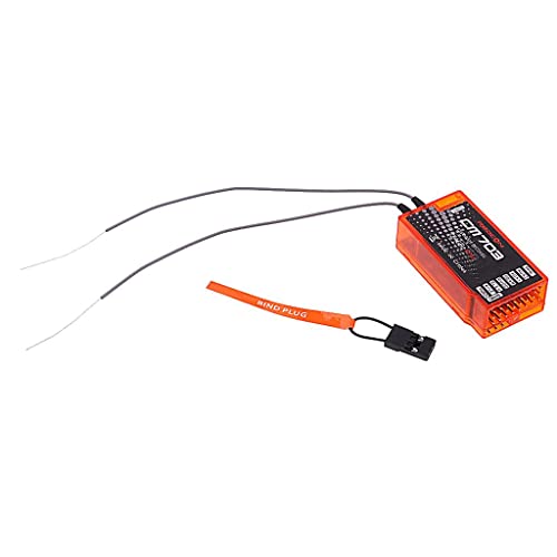 Pistro Orange CM703 DSM2/DSMX 7CH PWM/PPM 2,4GHz Empfänger für Spektrum/JR von pistro