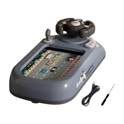 pistro Lenkrad-Spielzeugauto mit Musik und Soundeffekten, pädagogisches Lernspielzeug für Kinder 3-6 Jahre, Geburtstagsgeschenk- Grau pistro Lenkrad-Spielzeugauto mit Musik und Soundeffekten, pädagogisches Lernspielzeug für Kinder 3-6 Jahre, Geburtstagsgeschenk- Grau von pistro
