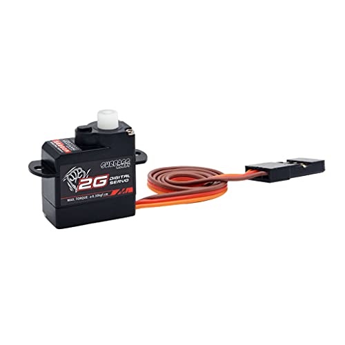 pistro Metall Gear Torque Digitaler Servo Motor für 1/24 Maßstab RC Hubschrauber Auto Flugzeug Fahrzeuge Zubehör Teile - 2G von pistro