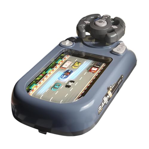 pistro Renn-Abenteuerauto Lenkrad Spielzeug Fahrsimulator mit Soundeffekten für Kinder ab 3 4 5 6 Jahren- Blau Grau pistro Renn-Abenteuerauto Lenkrad Spielzeug Fahrsimulator mit Soundeffekten für Kinder ab 3 4 5 6 Jahren- Blau Grau von pistro