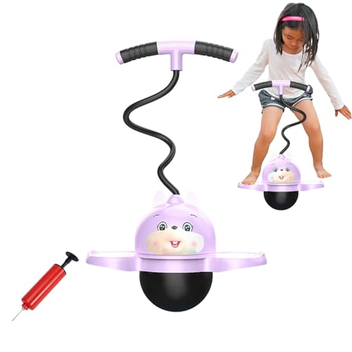planning Pogo-Hüpfball, Pogo-Ball mit Griff - Flexibler Pogo-Pullover für Kinder | Niedlicher Pogo-Pullover für Unterhaltung, verschleißfester Hüpfball für das Rumpftraining von planning