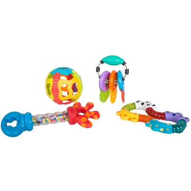 playgro Activity Rassel- und Beißring-Geschenkset von playgro