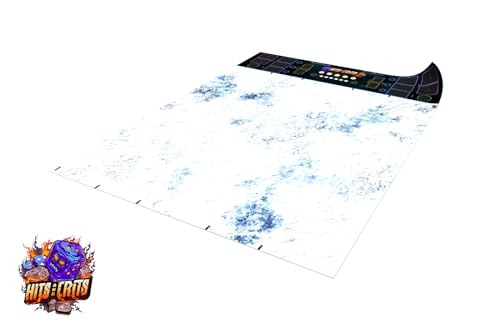 playmats.eu HC003 Hits&Crits-Gummimatte-EIS, 58,5"x48" / 148,5 x 123 von PLAYMATS