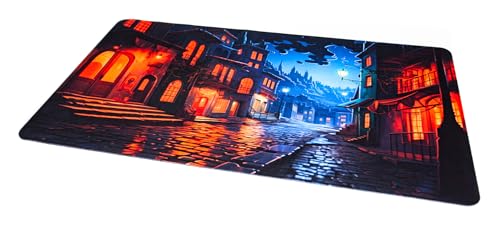 playmats.eu K072 Lorcana TCG Gasse 24 "x14 / 61x35,5 cm-Gummimatte für Kartenspiele, 63 cm x 35,5 cm / 24" x 14" von playmats.eu