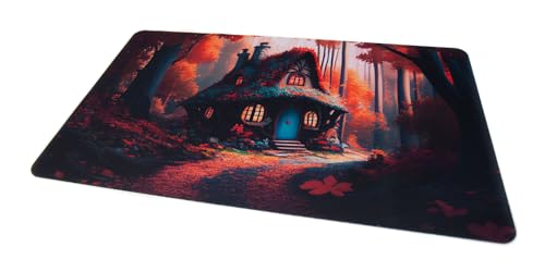 playmats.eu K073 Lorcana TCG Häuschen 24 "x14 / 61x35,5 cm-Gummimatte für Kartenspiele, 64 cm x 35,5 cm / 24" x 14" von playmats.eu