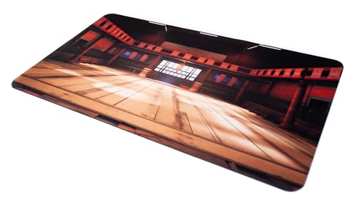 playmats.eu K076 Flesh and Blood-Dojo 24 "x14 / 61x35,5 cm-Gummimatte für Kartenspiele, 67 cm x 35,5 cm / 24" x 14" von playmats.eu