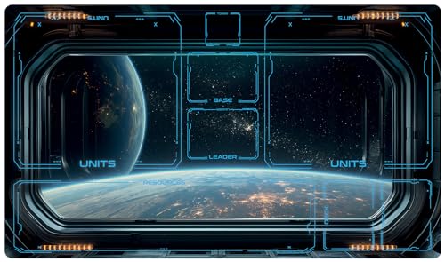 playmats.eu K087 Star Wars Unlimited für 1 Spieler-große Matte-Raumschiffansicht, Raumschiff-Ansicht, 24" x 14" / 61x35,5cm von PLAYMATS