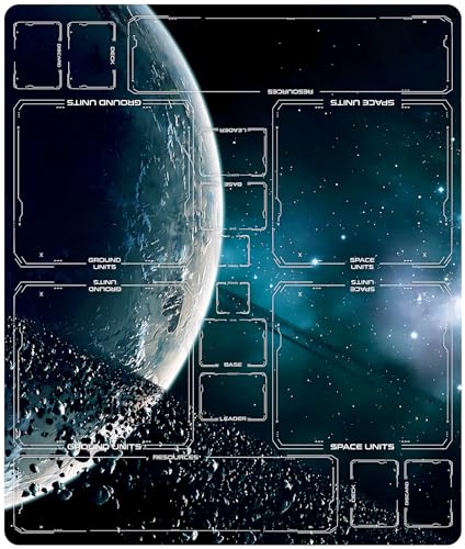 playmats.eu K090 Star Wars Unlimited für 2 Spieler-Weiß, 28" x 24" / 72x61 cm von PLAYMATS