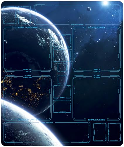 playmats.eu K092 Star Wars Unlimited für 2 Spieler-Blau, 28" x 24" / 72x61 cm von PLAYMATS