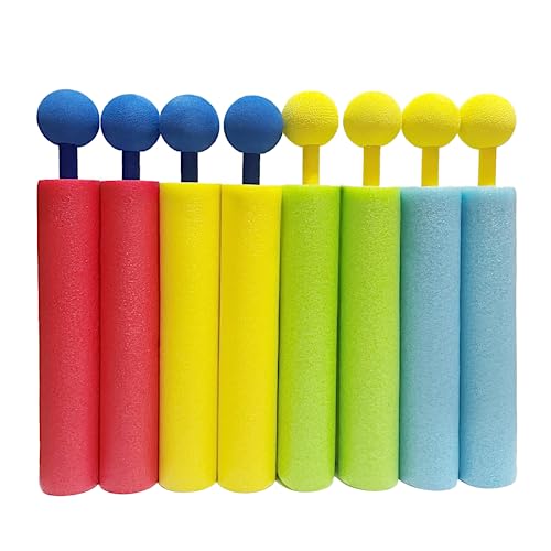 8Pcs wasserspritzpistole,wasserspritze Kinder,Wasserpistolen für Kinder, Wasserspritze Schaum,Wasserspritzpistole Strandspielzeug,Kinder Wasserpistolen Super Wasserblaster für Pool Strand Outdoor von plencell