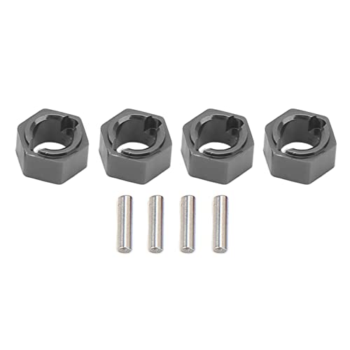 7mm Hex Combiner für RC Auto Aluminium Radnabe Adapter Kompatibel mit FMS FCX24 1 24 Maßstab Fahrzeuge (Sie Farben) von plplaaoo