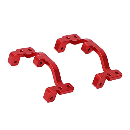 Aluminiumlegierung RC Pull Rod Base Seat 2pcs Upgrade Teile für WPL C24 C14 C14K C24K 1 16 RC CAR Ersatzkomponenten Schwarz (Rot) von plplaaoo