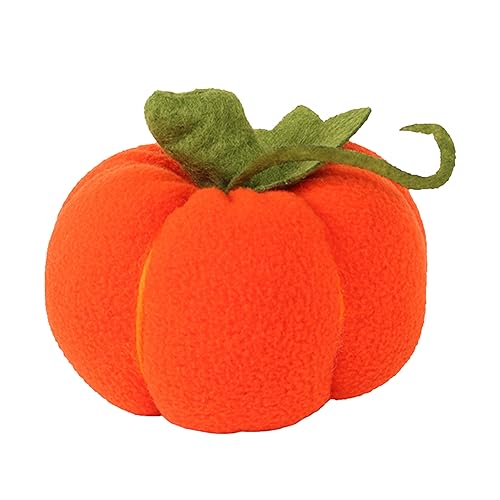 Kürbis-Plüsch-Dekor, niedliches Mini-Kürbisspielzeug aus Seidenstoff in leuchtenden Farben, weiche und bequeme Dekorationen, geeignet für Halloween-Schlafzimmer-Heimdekoration und (9*9*7cm) von plplaaoo