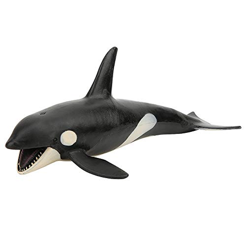 Marine Life Killer Whale Simulation Animal Model Pädagogisches Spielzeug Kinder Statische Feste Spielzeug von plplaaoo