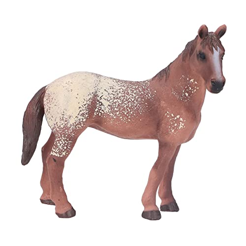 plplaaoo Appaloosa-Pferdemodell, Pferdespielzeug aus PVC-Material, simulierte Wildtier-Modellspielzeugpferde, lebensechtes Pferdemodellspielzeug, pädagogisches Spielzeug, Figurendekoration von plplaaoo