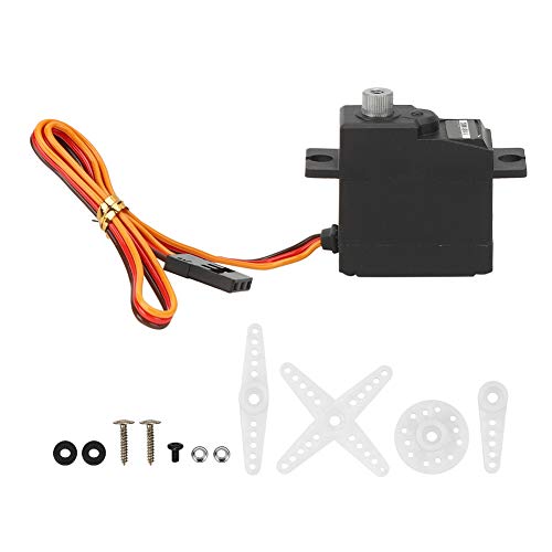 plplaaoo RC Car Servo PDI 1181MG 17G Metal Gear Digital Servo für ferngesteuerte Fahrzeuge Einfache Installation Upgrade-Zubehör Schwarz von plplaaoo