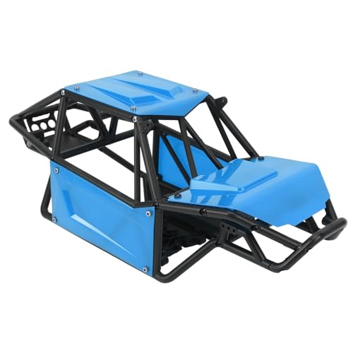 plplaaoo RC Crawler Body Roll Cage DIY Assembly Antidistortion Nylonschale 1 10 Rc Grün (Blau) von plplaaoo