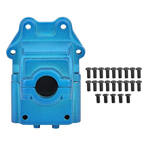 plplaaoo RC-Getriebeabdeckung, RC-Car-Getriebegehäuseabdeckung, obere und untere Getriebeabdeckung aus Aluminiumlegierung, einfache Installation, Metall-Getriebeabdeckungsschale, passend (Blue) von plplaaoo