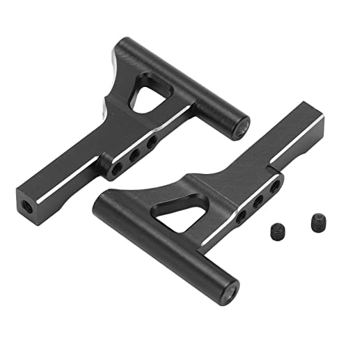 plplaaoo RC Metall Vordere Untere Aufhängungsarme, Schwarze Aluminiumlegierung RC Aufhängungsarm Für 3Racing Sakura D5 1/10 Rennrad, RC Autozubehör, 47x33mm von plplaaoo