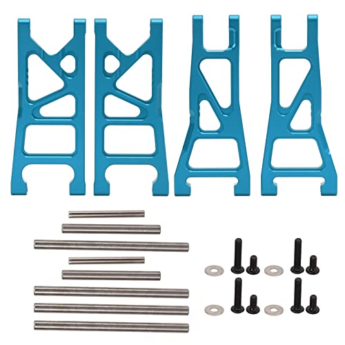 plplaaoo RC Swing Arm Kit High Performance Aluminiumlegierung vorderer Rückhängelarm für arrma Typhon bigrock 1/10 RC Fahrzeug (Blau) von plplaaoo