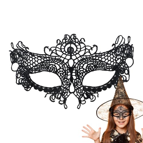 plsyyuw Karnevalsmaske, Spitzenmaskerade-Maske - Elegante Karnevals-Augenmaske mit Augenbinde,Festivals Dekoration Zubehör Tierförmige Maskerade Augenmaske für Party Cosplay von plsyyuw