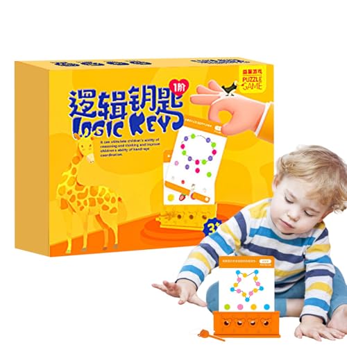 plsyyuw Logik-Enhancer-Spielzeug für Kinder,Logik-Schlüsselspielzeug für Kinder - Schritt-für-Schritt-Logik-Spielzeug für Kinder | Fun Boost Logical Thinking Keys für Kinder, Kinder, Mädchen, von plsyyuw