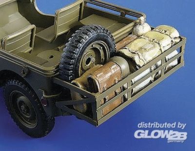 Anbau mit Gepäck für Tamiya Bausatz von plusmodel