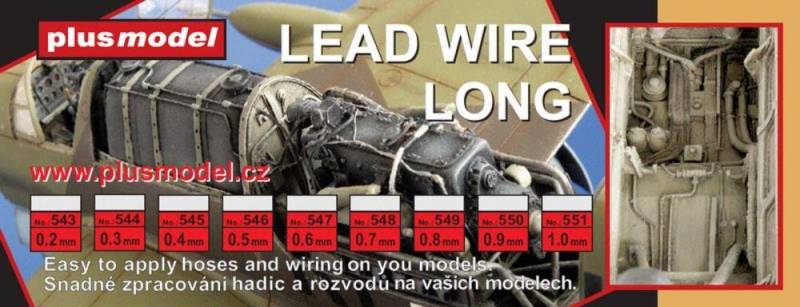 Lead wire 0,3 mm, long 240 mm von plusmodel