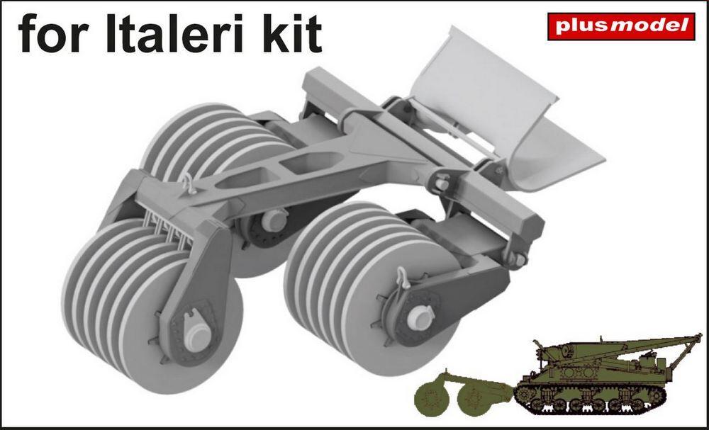 T1E1 US Mine exploder for Sherman [Italeri] von plusmodel