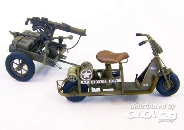 U.S. airborne scooter with machine gun von plusmodel