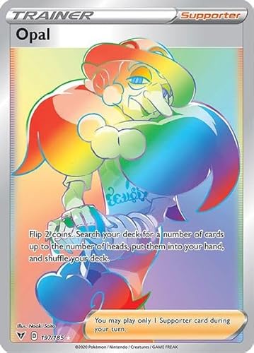 Pokemon Opal 197/185 - Vivid Voltage - Full Art - Secret Rare - Rainbow Holo - Einzelkarte von Pokémon