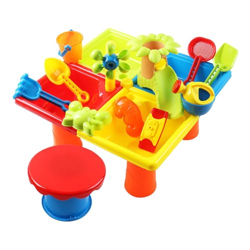 predolo 25x Sand- und Wassertisch für Kinder, Strandspielzeug, sensorischer Spieltisch, Sommerspielzeug für den Garten von predolo