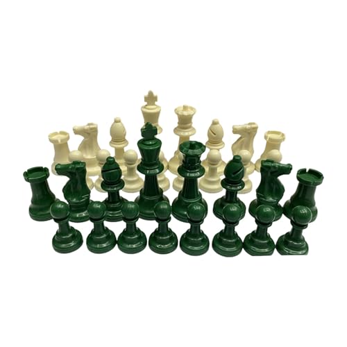 predolo 32Pcs Schach Stück König Figurine Stücke Schachfiguren Schach Spiel Bauern für Familie Reunion predolo 32Pcs Schach Stück König Figurine Stücke Schachfiguren Schach Spiel Bauern für Familie Reunion von predolo