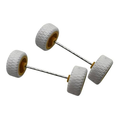 predolo 4 Teilige Modellauto Ersatzräder, Räder Im Maßstab 1:64, Reifen für Modellauto Zubehör, Weißes Gold predolo 4 Teilige Modellauto Ersatzräder, Räder Im Maßstab 1:64, Reifen für Modellauto Zubehör, Weißes Gold von predolo