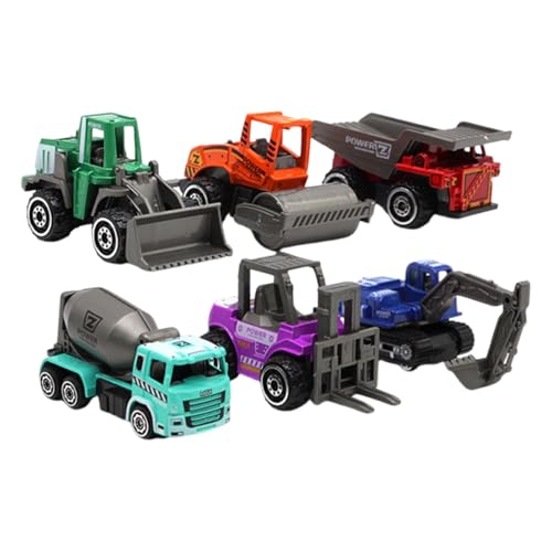predolo 6 Stück Engineering Truck Spielzeug aus Zinklegierung mit Beweglichen Gelenken Mini Modellfahrzeuge Sammelfahrzeug Lernspielzeug für Kinder predolo 6 Stück Engineering Truck Spielzeug aus Zinklegierung mit Beweglichen Gelenken Mini Modellfahrzeuge Sammelfahrzeug Lernspielzeug für Kinder von predolo
