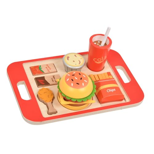 predolo Burger Stapelspielzeug für Kinder, Spielküchenzubehör und Lernspielzeug predolo Burger Stapelspielzeug für Kinder, Spielküchenzubehör und Lernspielzeug von predolo