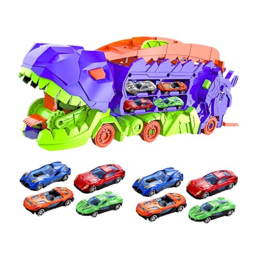 predolo Dinosaurier Fahrzeug Sammlung für Kinder, Fantastisches Spielset, 12 Autos von predolo