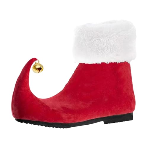 predolo Elfenschuhe, Entzückende Stiefeletten, Rote Weihnachtselfenschuhe Zum Festlichen Anziehen, 42 predolo Elfenschuhe, Entzückende Stiefeletten, Rote Weihnachtselfenschuhe Zum Festlichen Anziehen, 42 von predolo