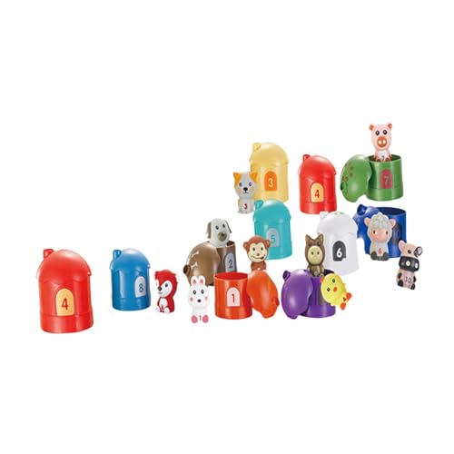 predolo Fingerpuppen, Lernspielzeug, Intelligenzentwicklung, und Sortierspielzeug, Vorschul-Lernspielzeug für Jungen und Mädchen, Kinder, 10 Stück von predolo
