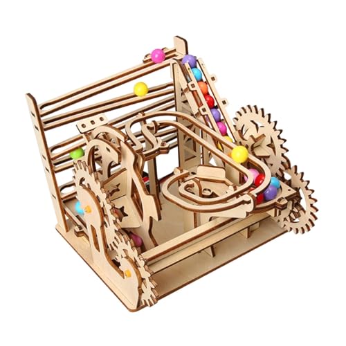 predolo Holzpuzzle mit mechanischer Kugelbahn, DIY-Bausatz für kreative Projekte, 17,3 x 15 x 13,7 cm predolo Holzpuzzle mit mechanischer Kugelbahn, DIY-Bausatz für kreative Projekte, 17,3 x 15 x 13,7 cm von predolo
