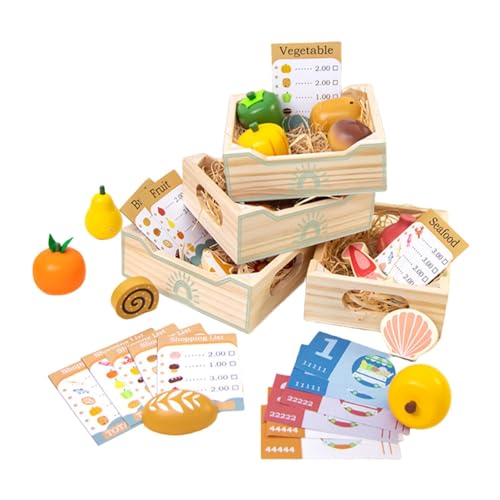 predolo Holzspielzeug für Kinder, Küchenset zum Rollenspiel, Lernspielzeug für die frühkindliche Entwicklung predolo Holzspielzeug für Kinder, Küchenset zum Rollenspiel, Lernspielzeug für die frühkindliche Entwicklung von predolo